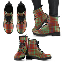 Load image into Gallery viewer, MacGillivray Hunting Ancient Tartan Leather Boots