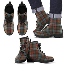 Load image into Gallery viewer, Murray of Atholl Weathered Tartan Leather Boots Footwear Shoes