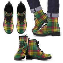 Load image into Gallery viewer, MacMillan Old Modern Tartan Leather Boots Footwear Shoes