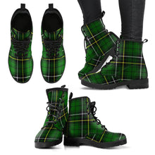 Load image into Gallery viewer, MacAlpine Modern Tartan Leather Boots