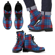 Load image into Gallery viewer, Frame Tartan Leather Boots