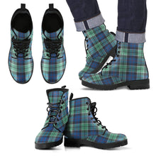 Load image into Gallery viewer, Leslie Hunting Ancient Tartan Leather Boots Footwear Shoes