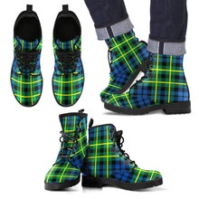 Load image into Gallery viewer, Campbell of Breadalbane Ancient Tartan Leather Boots Footwear Shoes