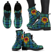 Load image into Gallery viewer, Campbell Ancient 01 Tartan Clan Badge Leather Boots