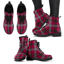 Load image into Gallery viewer, Little Tartan Leather Boots