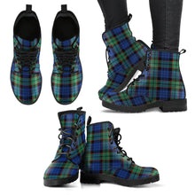 Load image into Gallery viewer, Fletcher Ancient Tartan Leather Boots