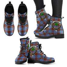Load image into Gallery viewer, Anderson Modern Tartan Clan Badge Leather Boots