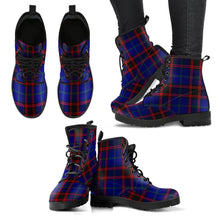 Load image into Gallery viewer, Home Modern Tartan Leather Boots