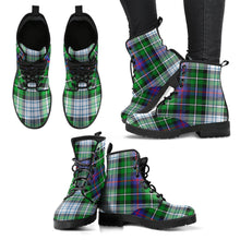 Load image into Gallery viewer, MacKenzie Dress Modern Tartan Leather Boots