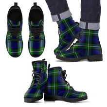 Load image into Gallery viewer, Forbes Modern Tartan Leather Boots Footwear Shoes