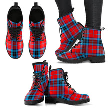 Load image into Gallery viewer, MacTavish Modern Tartan Leather Boots