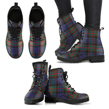 Load image into Gallery viewer, Fletcher of Dunans Tartan Leather Boots