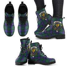 Load image into Gallery viewer, Sinclair Hunting Modern Tartan Clan Badge Leather Boots