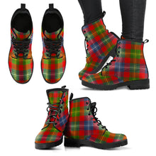 Load image into Gallery viewer, Forrester Tartan Leather Boots