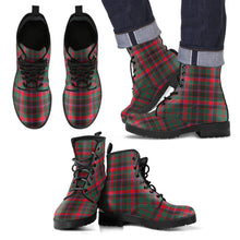 Load image into Gallery viewer, Cumming Hunting Modern Tartan Leather Boots Footwear Shoes