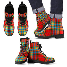 Load image into Gallery viewer, Chattan Tartan Leather Boots Footwear Shoes