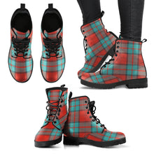 Load image into Gallery viewer, Dunbar Ancient Tartan Leather Boots
