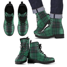 Load image into Gallery viewer, MacLean Hunting Ancient Tartan Leather Boots Footwear Shoes