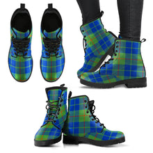 Load image into Gallery viewer, Barclay Hunting Ancient Tartan Leather Boots