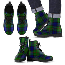 Load image into Gallery viewer, Dundas Modern Tartan Leather Boots Footwear Shoes