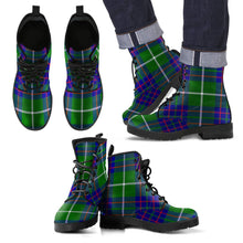 Load image into Gallery viewer, MacIntyre Hunting Modern Tartan Leather Boots Footwear Shoes