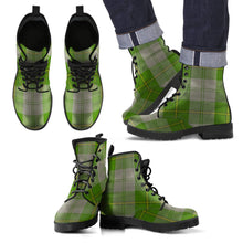 Load image into Gallery viewer, Cunningham Dress Green Dancers Tartan Leather Boots Footwear Shoes