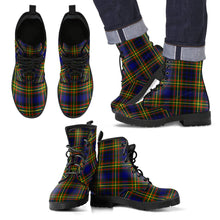 Load image into Gallery viewer, MacLellan Modern Tartan Leather Boots Footwear Shoes