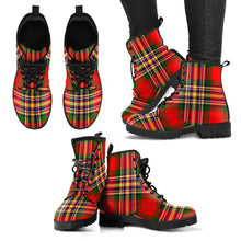 Load image into Gallery viewer, MacGill Modern Tartan Leather Boots