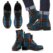 Load image into Gallery viewer, Fraser Hunting Ancient Tartan Leather Boots Footwear Shoes