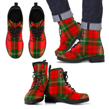Load image into Gallery viewer, Lennox Modern Tartan Leather Boots Footwear Shoes