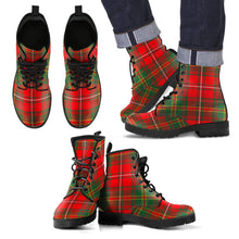 Load image into Gallery viewer, Hay Modern Tartan Leather Boots Footwear Shoes