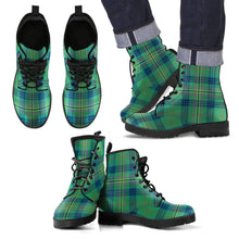 Load image into Gallery viewer, Kennedy Ancient Tartan Leather Boots Footwear Shoes