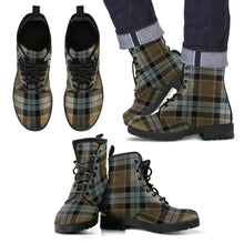 Load image into Gallery viewer, Graham of Menteith Weathered Tartan Leather Boots Footwear Shoes