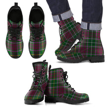 Load image into Gallery viewer, Crosbie Tartan Leather Boots Footwear Shoes