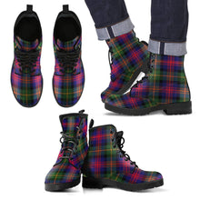 Load image into Gallery viewer, Logan Modern Tartan Leather Boots Footwear Shoes