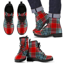 Load image into Gallery viewer, MacLeay Tartan Leather Boots Footwear Shoes