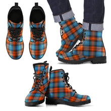 Load image into Gallery viewer, MacLachlan Ancient Tartan Leather Boots Footwear Shoes