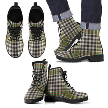 Load image into Gallery viewer, Burns Check Tartan Leather Boots Footwear Shoes