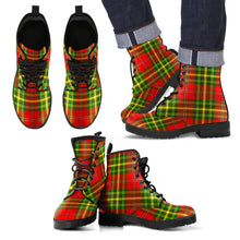 Load image into Gallery viewer, Leask Tartan Leather Boots Footwear Shoes