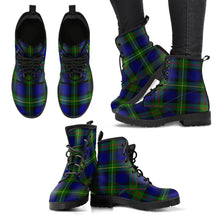 Load image into Gallery viewer, MacEwen Modern Tartan Leather Boots