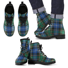 Load image into Gallery viewer, MacRae Hunting Ancient Tartan Leather Boots Footwear Shoes