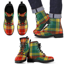 Load image into Gallery viewer, Buchanan Old Sett Tartan Leather Boots Footwear Shoes