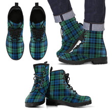 Load image into Gallery viewer, Campbell Ancient 02 Tartan Leather Boots Footwear Shoes