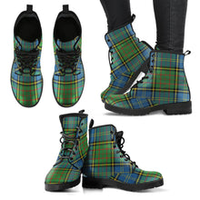 Load image into Gallery viewer, MacMillan Hunting Ancient Tartan Leather Boots