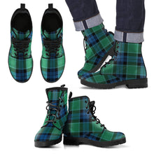 Load image into Gallery viewer, Graham of Menteith Ancient Tartan Leather Boots Footwear Shoes