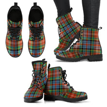 Load image into Gallery viewer, Caledonia Ancient Tartan Leather Boots