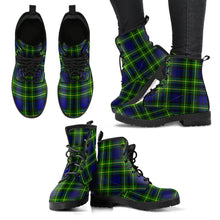 Load image into Gallery viewer, Campbell of Breadalbane Modern Tartan Leather Boots