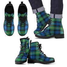 Load image into Gallery viewer, Gordon Ancient Tartan Leather Boots Footwear Shoes