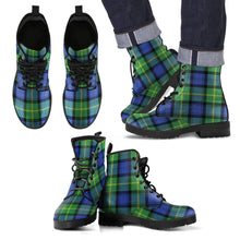 Load image into Gallery viewer, Gordon Old Ancient Tartan Leather Boots Footwear Shoes