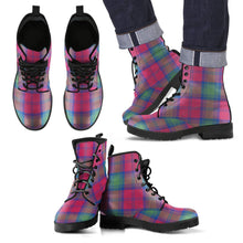 Load image into Gallery viewer, Lindsay Ancient Tartan Leather Boots Footwear Shoes